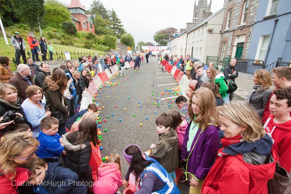 Charity event kids on the street