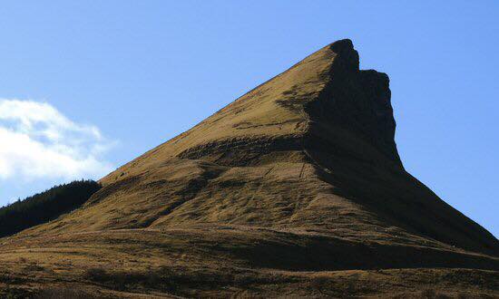 Peak of the mountain