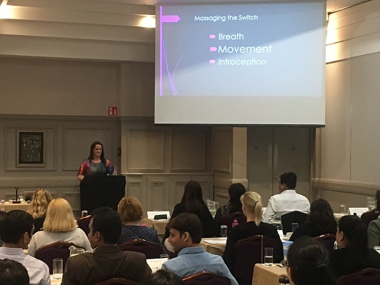 People attending presentation